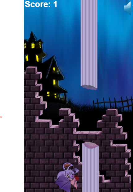 Flappy Bat screenshot 2