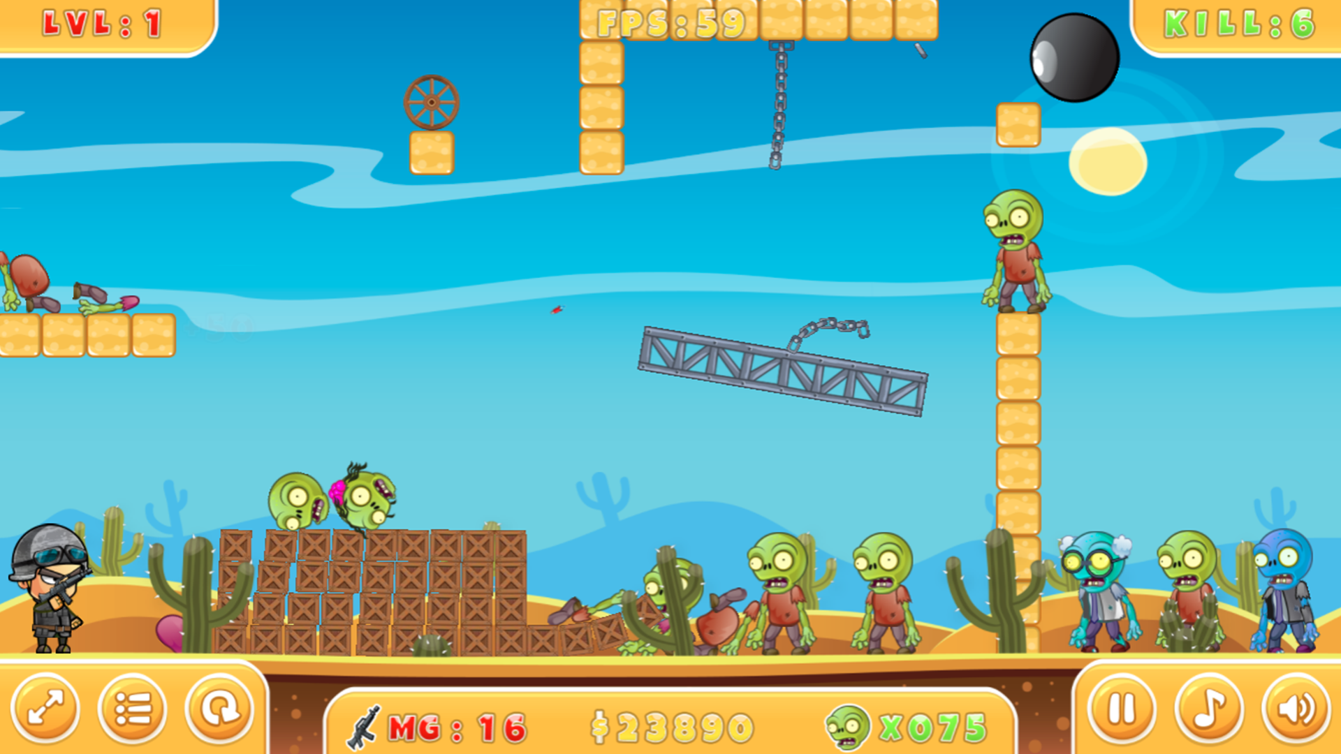Zombie Fighter screenshot 3