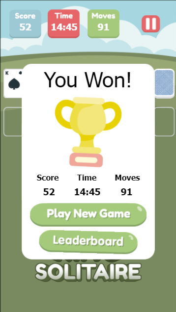 Solitaire screenshot 2