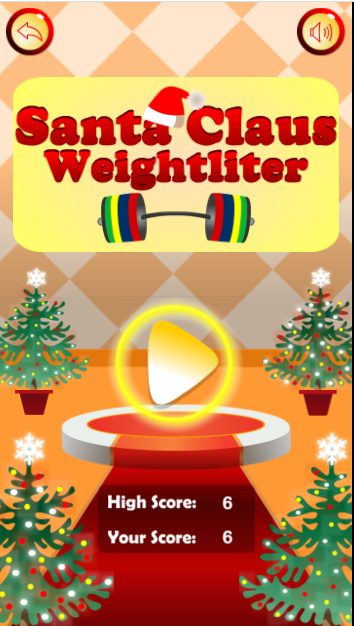 SantaClaus Weight lifter screenshot 2