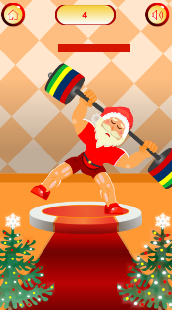 SantaClaus Weight lifter screenshot 3