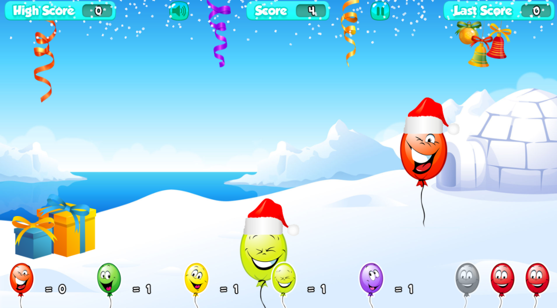 Christmas Balloons screenshot 2