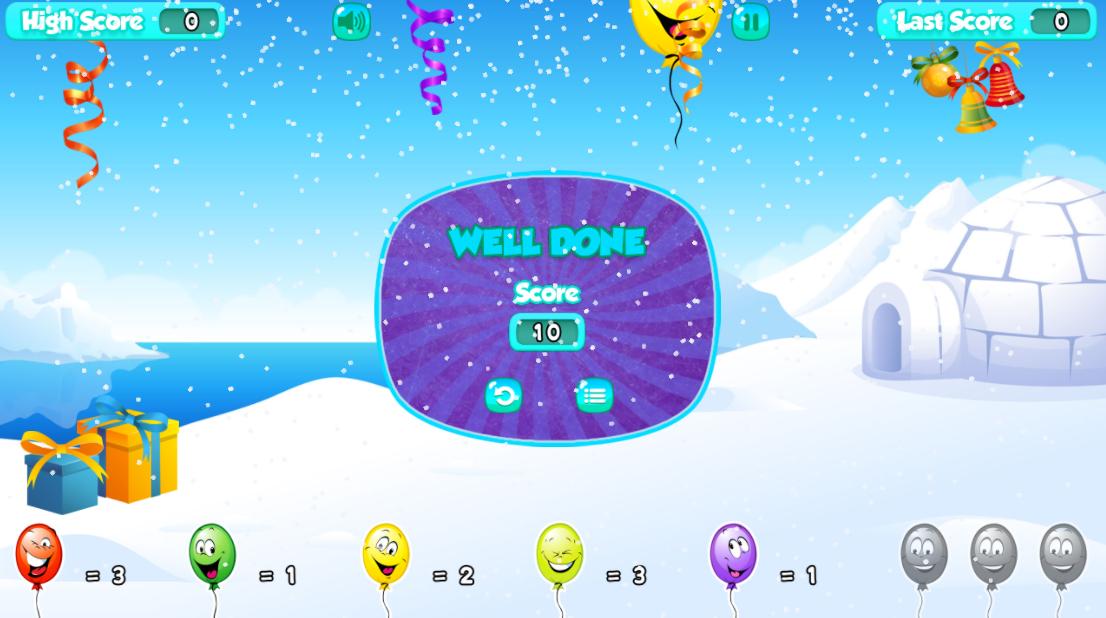 Christmas Balloons screenshot 3